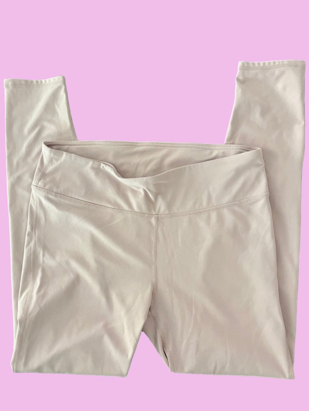Fabletics Dusty Pale Pink High-Rise Leggings